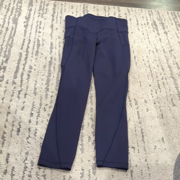 Lululemon Run On Tight (25") Midnight Navy - Picture 14 of 16